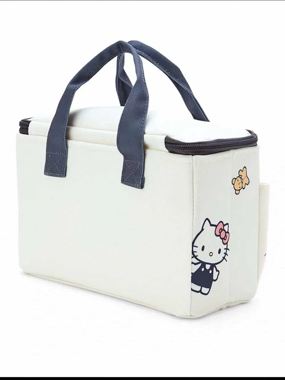 NEW Hello Kitty Multi-Pocket Organizer Tote Bag Zip Top